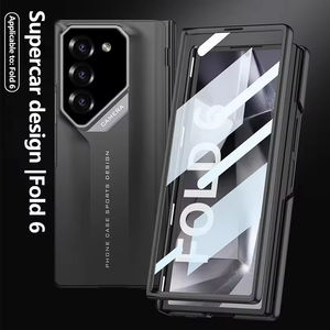 Étui de téléphone portable mat Ultra mince de haute qualité <span class=keywords><strong>pour</strong></span> <span class=keywords><strong>Samsung</strong></span> Z Fold 4 5 6 7 avec <span class=keywords><strong>coque</strong></span> de Film d'écran en verre couverture rigide antichoc - Product Image 4