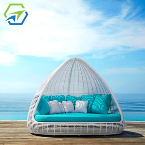 <span class=keywords><strong>Cama</strong></span> de Piscina para Exteriores, Tumbona de Lujo para Jardín, <span class=keywords><strong>Cama</strong></span> de Día Tipo Cabana para Resort, Playa y Hotel - Product Image 3