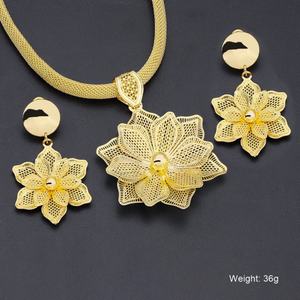 Jxx 2024 New Arrival Wholesale 24k Gold Plated African Fashion India <b>Bridal</b> <b>Jewelry</b> <b>Sets</b> for Women Wedding & Party Gift - Product Image 1