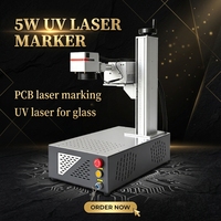Machine de marquage laser UV 5W 10W, graveur de haute précision à grande vitesse pour verre, cristal, PCB, composants électroniques