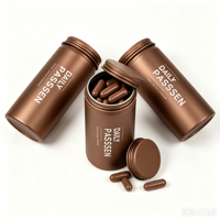 Boîte en aluminium imprimée, conteneur métallique durable pour l'emballage des noix et des fruits secs