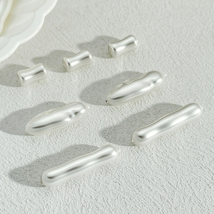 Bastone lungo Biwa perla forma irregolare allentato cilindrico Abs <span class=keywords><strong>perle</strong></span> distanziatore perline imitazione accessori per la creazione <span class=keywords><strong>di</strong></span> gioielli <span class=keywords><strong>collana</strong></span> - Product Image 1