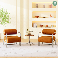 Fauteuil individuel de bureau moderne Bauhaus, design du Moyen Âge, pour réception d'hôtel, bar, balcon, salon, appartement