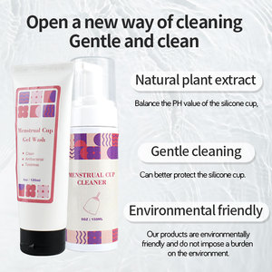 Coppetta mestruale e <span class=keywords><strong>Gel</strong></span> a disco per lavare ingredienti organici e naturali e <span class=keywords><strong>Gel</strong></span> per l'equilibrio PH - Product Image 3