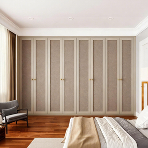 Armoire murale moderne sur mesure BALOM en bois massif, placard intégré pour chambre à coucher, armoire de rangement, Kleiderschrank - Product Image 3