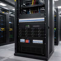 Système d'alimentation CC ImPow 3U 12 kW 200 A 48 V avec redresseur, module 3 kW 50 A, alimentation télécom intégrée 40-60 V