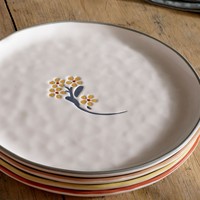 Assiettes latérales de forme organique multi-fleurs Assiette florale Cadeau de Noël restaurant mariage motif personnalisé dîner ce
