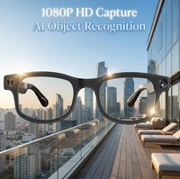 Lunettes Intelligentes Révolutionnaires G1 1080P HD avec Reconnaissance d'Objets, Assistant IA et Transmission Double WiFi