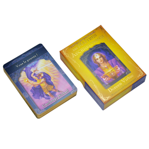 2025 personnalisation complète conception individuelle recto verso épaisseur et rigidité carte de Tarot impression personnalisée cartes de Tarot en feuille d'or - Product Image 4