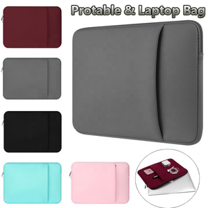 Funda Protectora para <span class=keywords><strong>Laptop</strong></span>/Tablet de Neopreno Suave, Impermeable y Moderna, con Cierre de Cremallera, para MacBook, con Logotipo Personalizado, 13/14/15.6 Pulgadas - Product Image 1