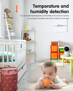 Telecamera per Bambini WiFi Smart 1080P con Audio Bidirezionale, Rotazione e Inclinazione, Visione Notturna - Monitor ad Alta Risoluzione da 4,3 Pollici - Product Image 3