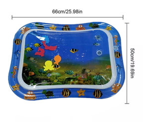 Tapis d'eau gonflable pour bébés de 0 à 3 ans, tapis de jeu pour enfants, tapis de ventre premium, - Product Image 4