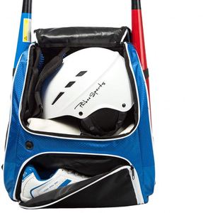 BSCI factory Youth Baseball <b>Bat</b> Bags T-<b>Ball</b> Softball Backpack with External Helmet Holder and Shoe Compartment for Women and Men - Product Image 1