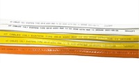 Câble plat en cuivre solide UL719 NM-B en PVC pour intérieur 14/2 12/2 600V pour bâtiment