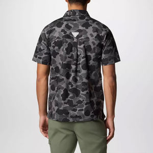 2025 नए फैशन कस्टम प्रिंट कपास सामग्री बटन मछली पकड़ने की शर्ट - Product Image 3