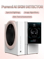 AI Fully Automated 3D Spectrum Face Scanner Digital Skin Analysis Machine with Cloud Storage for AU US IT ZA Plug Types