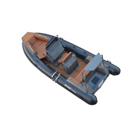 Bateau semi-rigide de 6,1 m (20 pieds) LUX 610 en PVC Hypalon robuste, bateau pneumatique de sport, tender à vendre