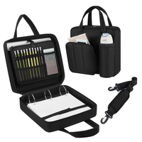 Classeur à fermeture éclair avec poignée, capacité 600 feuilles, classeur de documents Trapper Keeper, sac classeur personnalisé avec logo