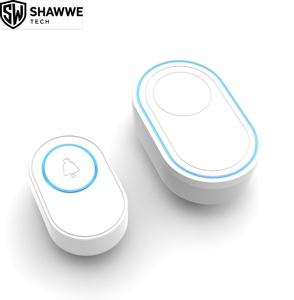 Sonnette vidéo intelligente Tuya avec carillon, Wi-Fi 2.4G, alarme via application et <span class=keywords><strong>détecteur</strong></span> <span class=keywords><strong>de</strong></span> mouvement, en ABS pour la sécurité domestique - Product Image 2