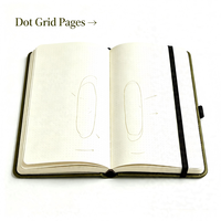 Carnet de notes A5 en cuir PU avec dorure or, couverture rigide, motif sorcière, 160 g/m², pages à pois épaisses, journal intime, cadeau