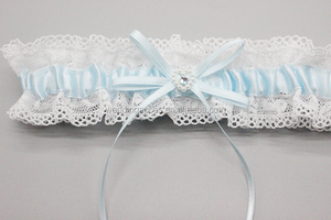 M8531 Wedding <strong>Garter</strong> Bridal <strong>Garter</strong> Something <strong>Blue</strong> <strong>Garter</strong> - Product Image 4