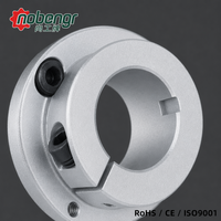 Coupleur multi-étages à couple élevé, moyeu en aluminium, double diaphragme en acier 304, serrage sans jeu bidirectionnel pour vis à billes servo CNC