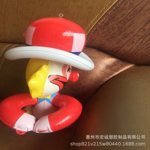 Muñeco inflable de payaso Hongcheng de PVC, juguete para jugar al aire libre para niños - Product Image 4