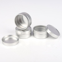 Boîte en métal ronde vide de 10g, petite boîte en aluminium pour pommade aux herbes, huile rafraîchissante, crème cosmétique, contenants en aluminium