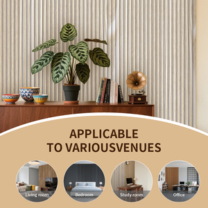 Art Wall Tv Wall <strong>Panels</strong> Design Interior Fluted Sheets Boards Pvc 3d Waterproof Indoor <strong>Bathroom</strong> <strong>Plastic</strong> Wall Siding <strong>Panel</strong> - Product Image 3