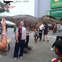 Costume de dinosaure jurassique adulte de marche Offre Spéciale pour le parc d'attractions
