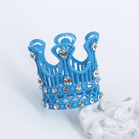 Vente en gros pas cher fleur diadème petits enfants couronne pour décoration de gâteau de mariage