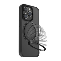 Étui de téléphone avec support rotatif à 360 degrés, magnétique, antichoc, avec recharge sans fil pour iPhone 15, vente en gros pour iPhone 15 16 17 Pro