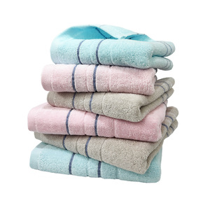 Pure Cotton <b>Bath</b> <b>Towel</b> <b>Set</b> Rectangle 100% Cotton Skin-Friendly Adult Home Use Customizable Logo - Product Image 4