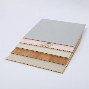 Largement utilisé assemblage rapide décoration intérieure clins WPC bambou fibre de <span class=keywords><strong>bois</strong></span> PVC mur plafond matériel avec plat/V-couture conception - Product Image 3