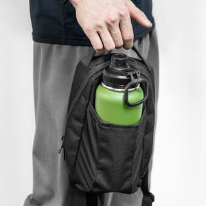 Sac de sport magnétique avec compartiment pour téléphone et bouteille d'eau, nouveau sac de sport magnétique de petite taille à grande capacité, personnalisé, noir - Product Image 1