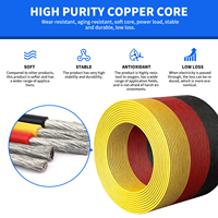 Cable de Alimentación de Silicona UL3239 26 AWG, 0.1mm², Calibre 26, Cobre Estañado Flexible, 3000V, para Batería de Robot