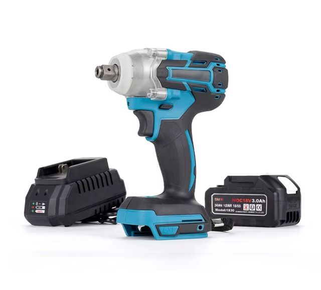 High-Torque Brushless Electric Wrench, Compact Home and Industrial 20V Impact Wrench with Genuine Cordless Drill 21v