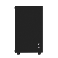 Estuche S5 para el lado del vidrio, transparente, para computadora de escritorio, portátil, con ventilación, refrigeración, pequeño estuche pequeño