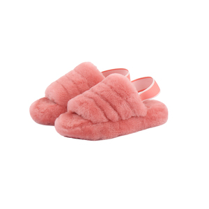 Pantofole Invernali Calde da Interno <span class=keywords><strong>con</strong></span> Stampa Peluche, Morbide, Antiscivolo, <span class=keywords><strong>con</strong></span> <span class=keywords><strong>Fascia</strong></span> Incrociata, Punta Aperta, Traspiranti, Leggere, Resistenti all'Usura, <span class=keywords><strong>con</strong></span> Zeppa - Product Image 6