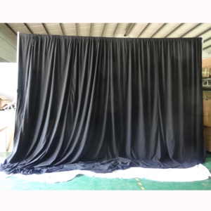 Aluminum drape and <b>pipe</b> telescopic backdrop <b>stand</b> wedding event <b>pipe</b> and drape system - Product Image 3
