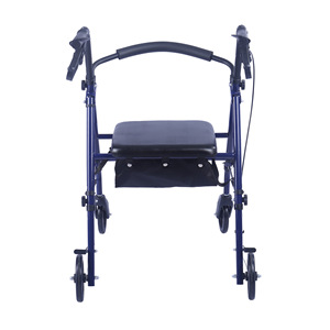 รถช่วยเดินแบบพับได้ รุ่น Shu Ning Home Walker Rollator น้ำหนักเบา พร้อมที่นั่งและกระเป๋า สำหรับผู้สูงอายุ - Product Image 1