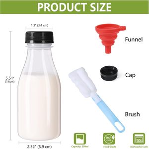 CLEAN EMPTY PLASTIC BOTTLES CONTAINER <b>LARGE</b> TRANSPARENT PLASTIC <b>JAR</b> for POPCORN 500ml 700ml 5000ml - Product Image 2