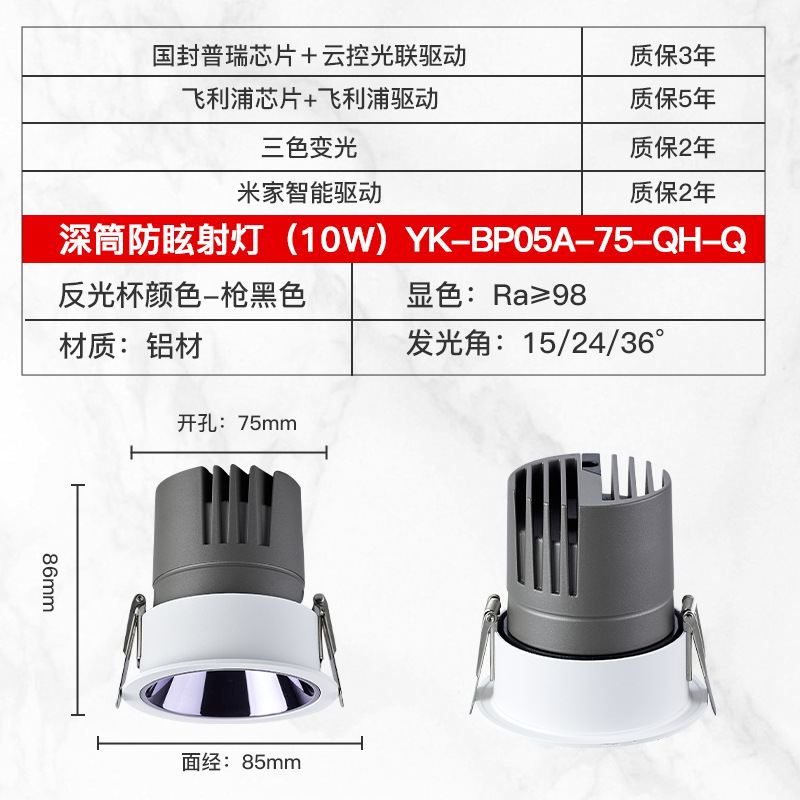 Chip Puri de 4000K + controlador de corriente constante