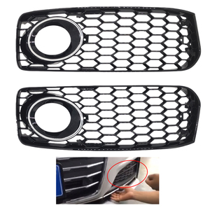 Marco de Faro Antiniebla Modificado para Auto Deportivo de Dos Puertas, Rejilla Inferior de Malla para Faro Antiniebla, Bisel de Luz Antiniebla Modificado - Product Image 1