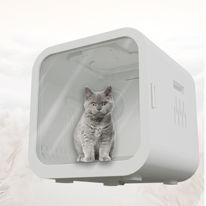 Séchoir automatique <span class=keywords><strong>pour</strong></span> animaux de compagnie, boîte de séchage intelligente à faible bruit <span class=keywords><strong>pour</strong></span> chats et petits chiens, toilettage à domicile - Product Image 1