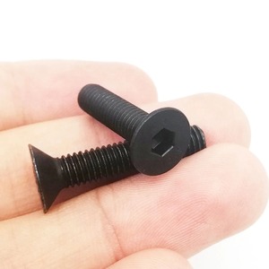 # 2 # 4 # 6 # 8 # Tornillo Allen de Cabeza Hexagonal Plana y Cónica, de Acero con Óxido Negro, UNC UNF Imperial, DIN7991, de 10 1/2 Pulgadas - Product Image 4