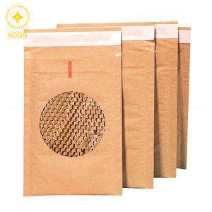 Tùy chỉnh thân thiện với môi trường compostable Kraft túi giấy phân hủy sinh học tổ ong đệm bọc cho thư gửi thư cho kính - Product Image 3