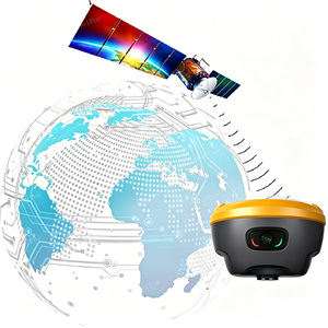 Receptor GNSS RTK de Alto Rendimiento de 1408 Canales, Receptor GPS para Base y Rover, GPS 4G, Red Completa RTK M68UGI-J para Topografía - Product Image 1