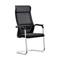Chaise de bureau en maille pour réunion, chaise de conférence moderne simple à dossier haut pour managers et personnel, personnalisation en usine, vente en gros