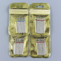 ZHI JIA Lot de 10 accessoires de rechange en carbure pour ponceuse à ongles, pour l'élimination des peaux mortes